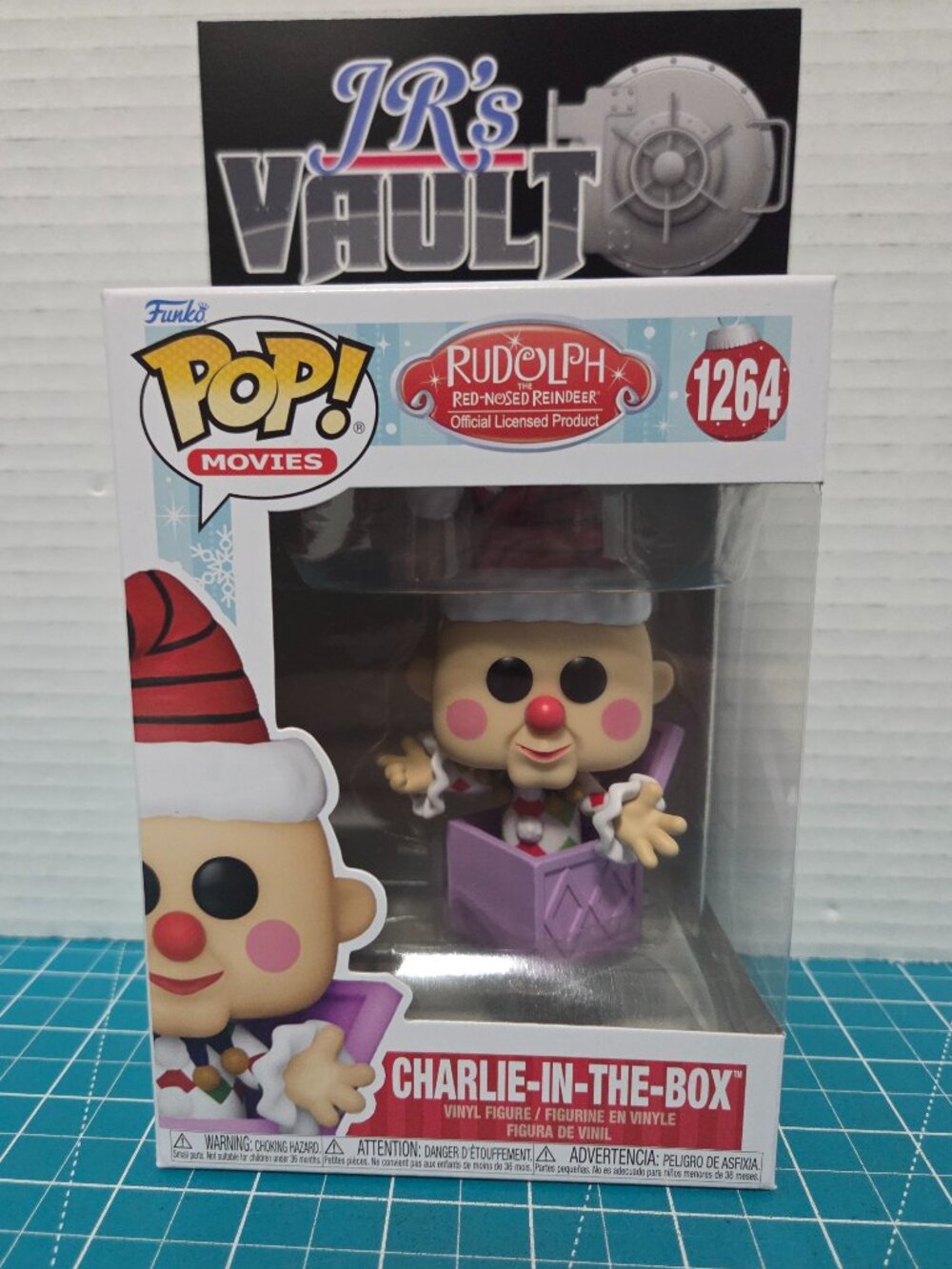 Funko POP Movies Rudolph Red Nose Reindeer Charlie-In-The-Box 1264 Vinyl Figure